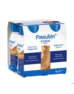Fresubin 3.2 kcal drink cappucino 4x125ml