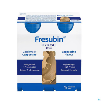 Fresubin 3.2 kcal drink cappucino 4x125ml