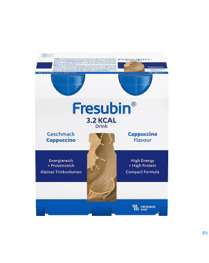 Fresubin 3.2 kcal drink cappucino 4x125ml