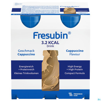 Fresubin 3.2 kcal drink cappucino 4x125ml