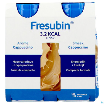 Fresubin 3.2 kcal drink cappucino 4x125ml