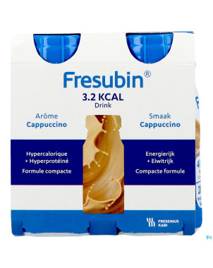 Fresubin 3.2 kcal drink cappucino 4x125ml