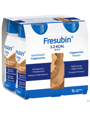 Fresubin 3.2 kcal drink cappucino 4x125ml
