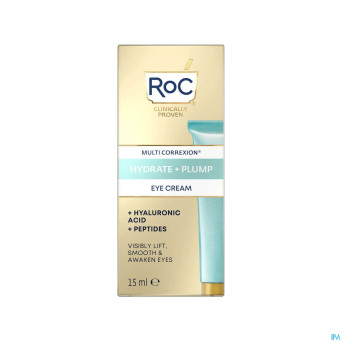 Roc multi correxion hydra plump eye gel cr 15ml
