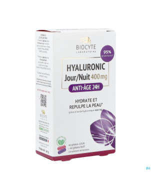 Biocyte hyaluronic jour-nuit 400mg gel. 30+30