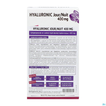 Biocyte hyaluronic jour-nuit 400mg gel. 30+30