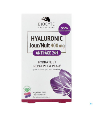 Biocyte hyaluronic jour-nuit 400mg gel. 30+30