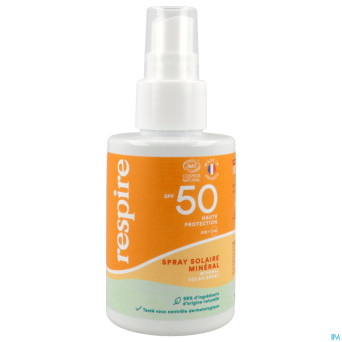 Respire spray solaire naturel mineral ip50    75ml