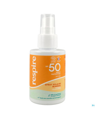 Respire spray solaire naturel mineral ip50    75ml