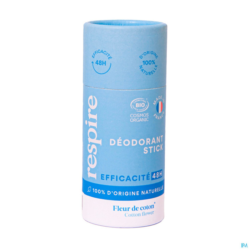 Respire deodorant fleur de coton stick carton  50g
