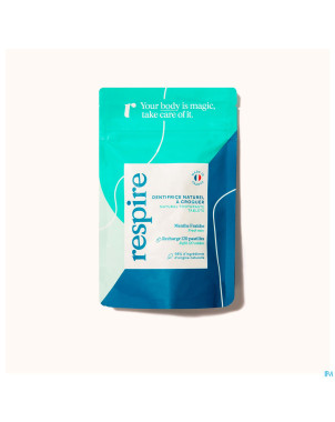 Respire dentifrice solide pastilles 120 recharge