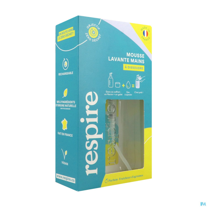 Respire mousse lavante mains coffret decouverte