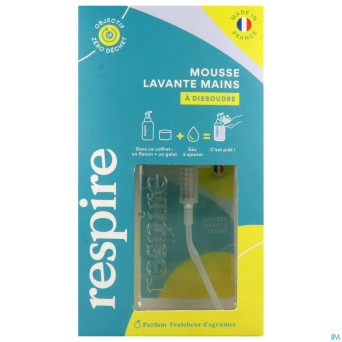 Respire mousse lavante mains coffret decouverte