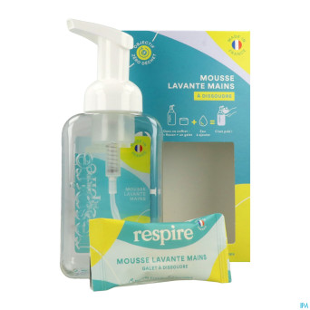 Respire mousse lavante mains coffret decouverte