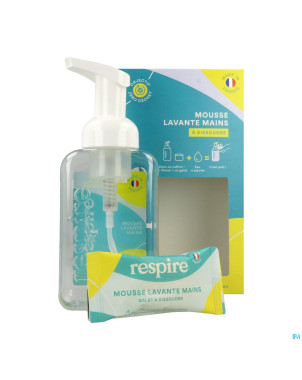 Respire mousse lavante mains coffret decouverte