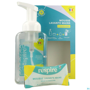 Respire mousse lavante mains coffret decouverte