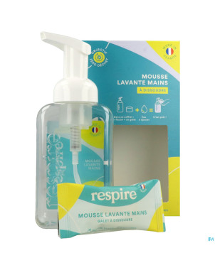 Respire mousse lavante mains coffret decouverte
