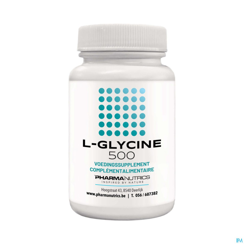 L glycine 500 v-caps 60    pharmanutrics