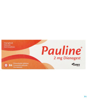 Pauline 2mg comp pell  84