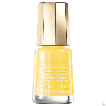 Mavala color vibe col.+silic.vao mellow yellow 5ml