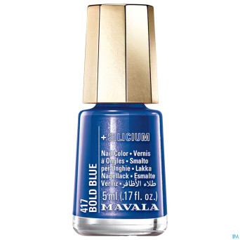 Mavala color vibe colors+silic.vao  bold blue  5ml