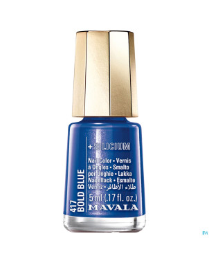 Mavala color vibe colors+silic.vao  bold blue  5ml