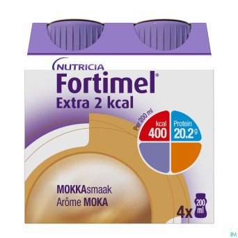 Fortimel extra 2kcal moka 4x200ml