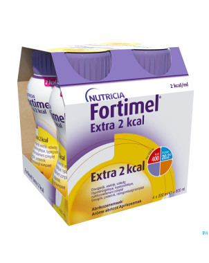 Fortimel extra 2kcal abricot 4x200ml