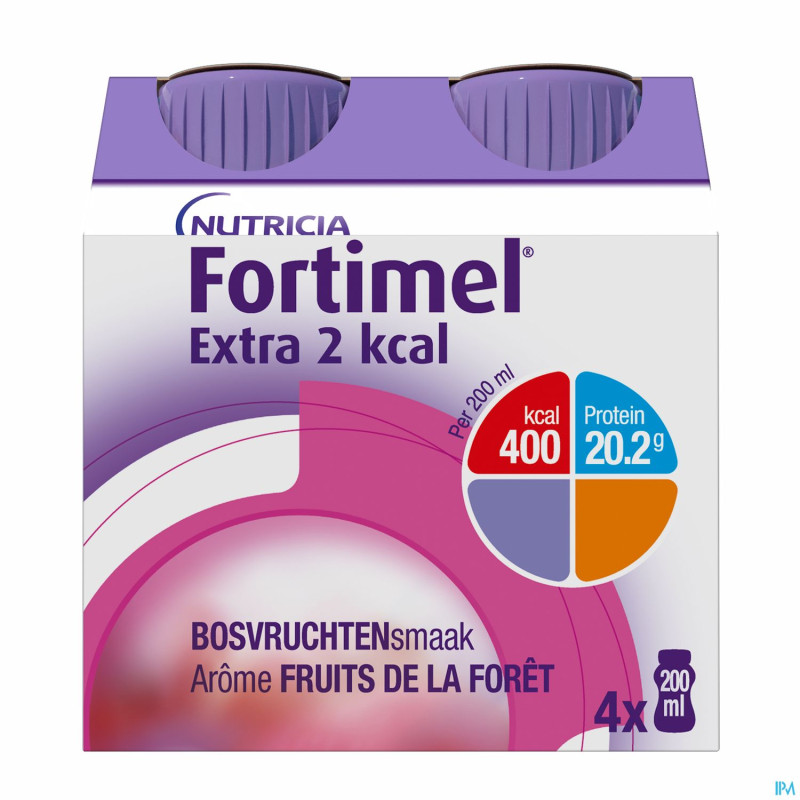 Fortimel extra 2kcal fruits foret 4x200ml