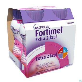 Fortimel extra 2kcal fruits foret 4x200ml