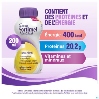 Fortimel extra 2kcal fruits foret 4x200ml