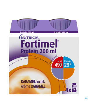 Fortimel protein 200ml caramel 4x200ml
