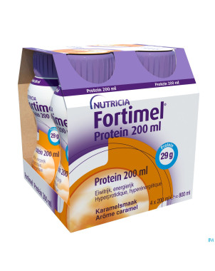 Fortimel protein 200ml caramel 4x200ml
