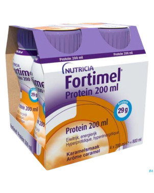 Fortimel protein 200ml caramel 4x200ml