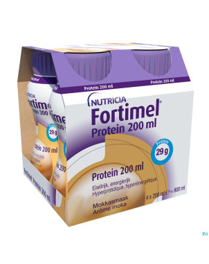 Fortimel protein 200ml moka 4x200ml