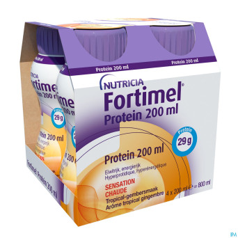 Fortimel protein 200ml tropical gingembre 4x200ml
