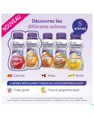 Fortimel protein 200ml tropical gingembre 4x200ml
