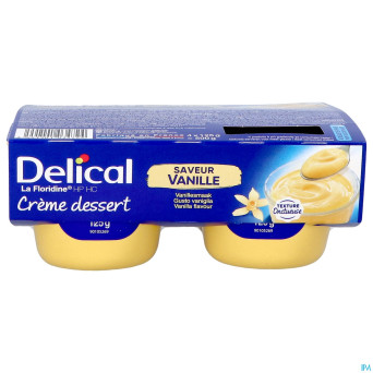 Delical creme dessert la floridine vanille  4x125g