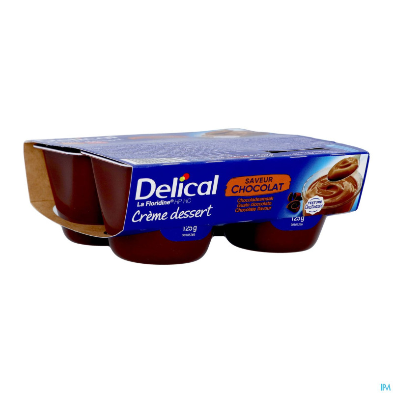 Delical creme dessert la floridine chocolat 4x125g