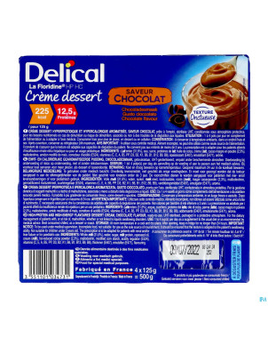 Delical creme dessert la floridine chocolat 4x125g