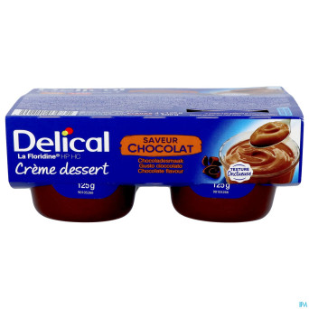 Delical creme dessert la floridine chocolat 4x125g