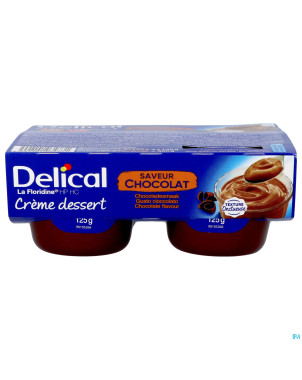Delical creme dessert la floridine chocolat 4x125g