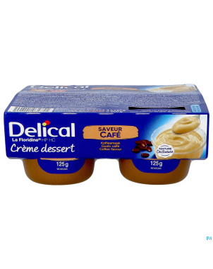 Delical creme dessert la floridine cafe    4x125g