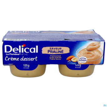 Delical creme dessert la floridine praline  4x125g