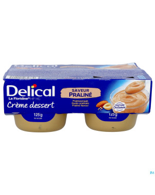 Delical creme dessert la floridine praline  4x125g