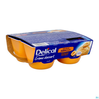 Delical creme dessert la floridine abricot  4x125g