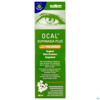 Ocal euphrasia plus bain oculaire 100ml