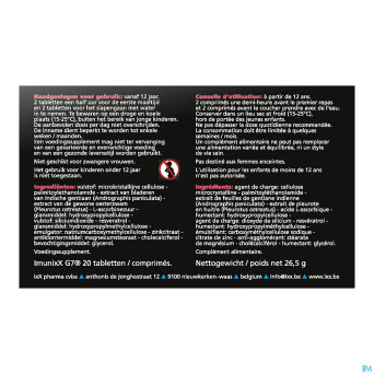 Imunixx g7    comp 20 nf