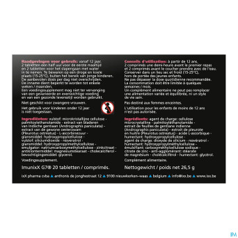 Imunixx g7    comp 20 nf