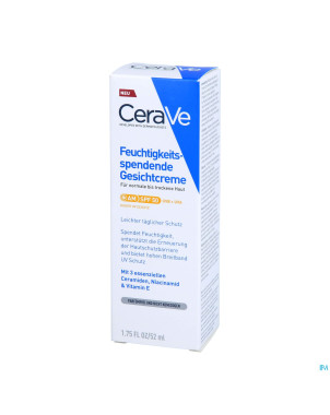 Cerave creme hydra visage spf50 52ml
